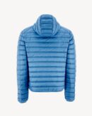 Nico Denim Blue Lightweight Hooded Down Jacket
