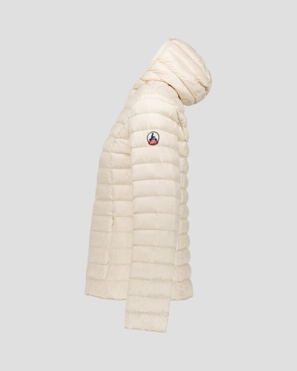 Cloe Sand Lightweight Hooded Down Jacket - Image 2