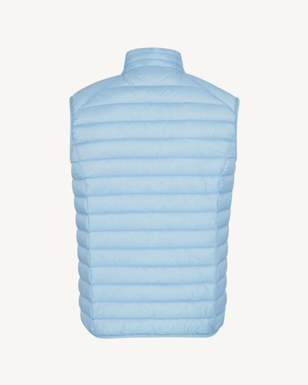 Tom Sky Blue Sleeveless Down Jacket - Image 2