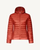Cloe Brick Lightweight Hooded Down Jacket