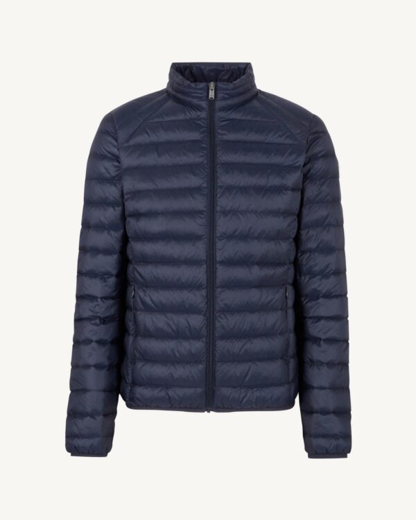 Navy Mat Lightweight Down Jacket