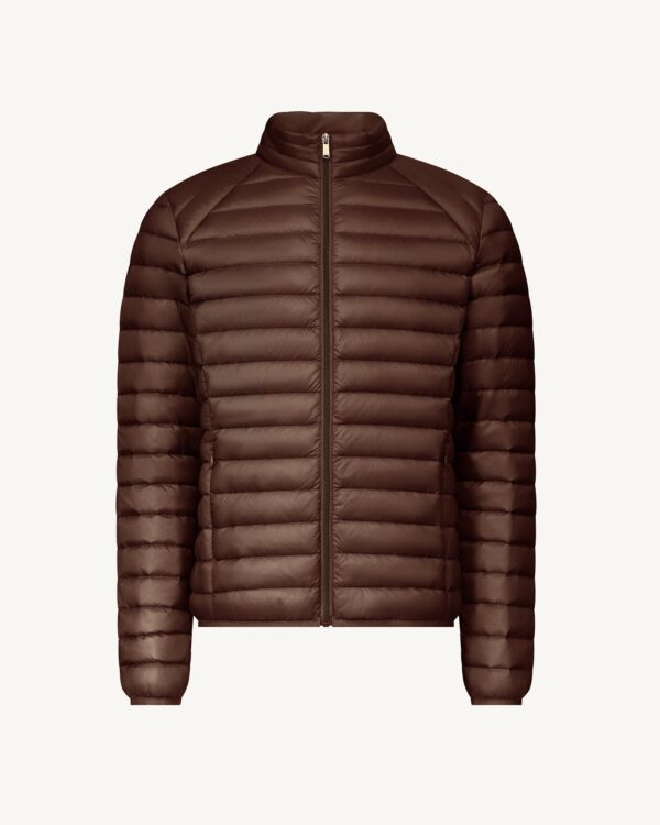 Matte Chocolate Lightweight Down Jacket