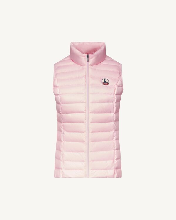 Seda Petal Pink Sleeveless Lightweight Down Jacket