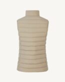 Beige Grenada stretch sleeveless down jacket