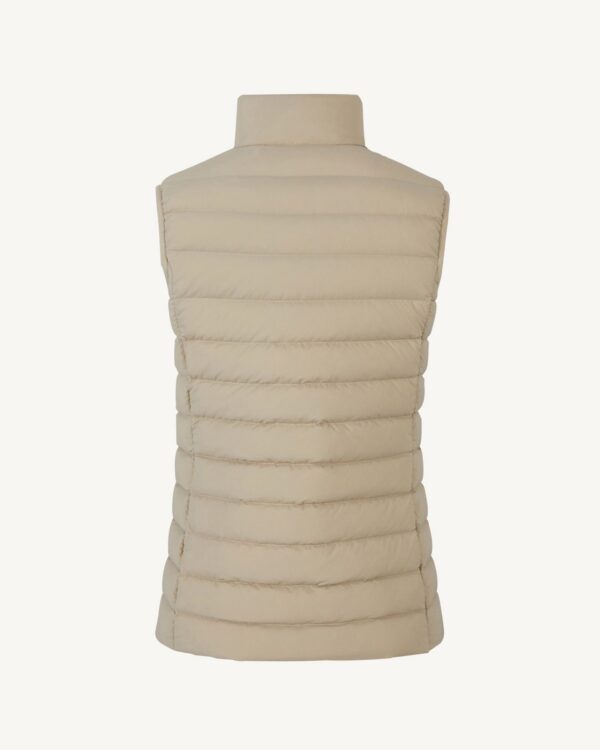 Beige Grenada stretch sleeveless down jacket - Image 6
