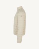 Beige Aragon stretch lightweight down jacket