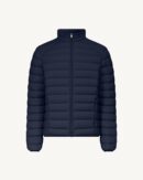 Aragon Navy Stretch Lightweight Down Jacket