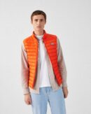 Tom Fire Red Sleeveless Down Jacket