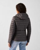 Cloe Anthracite Lightweight Hooded Down Jacket