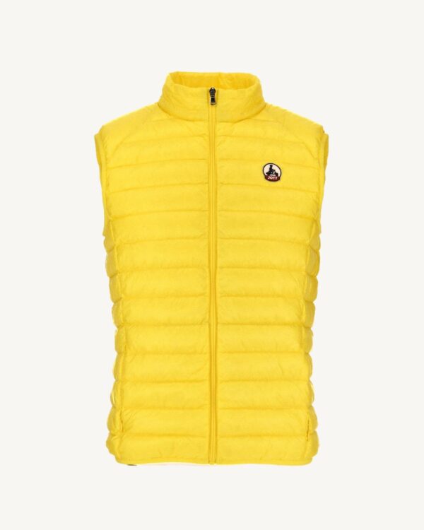 Tom Yellow Gold Sleeveless Down Jacket