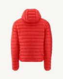 Doudoune légère à capuche Rouge vif Nico
