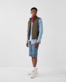 Army Arafo stretch sleeveless down jacket
