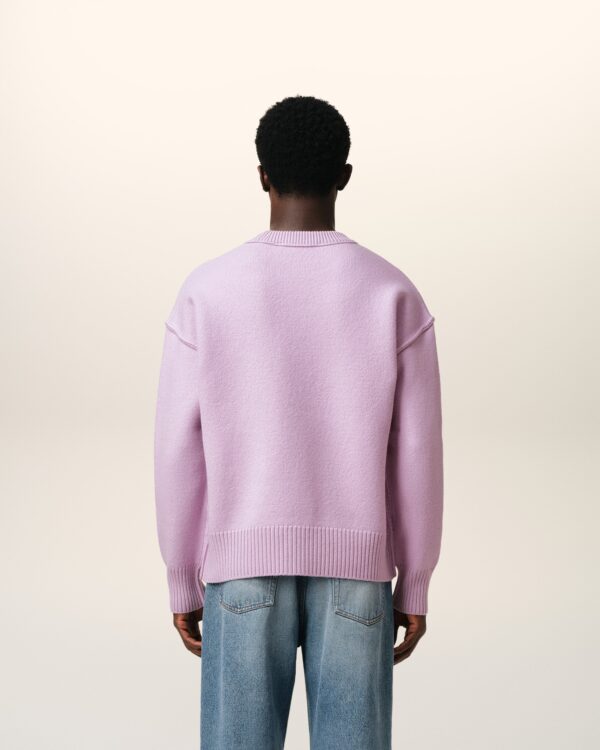 Purple Ami de Coeur Wool Sweater - Image 4