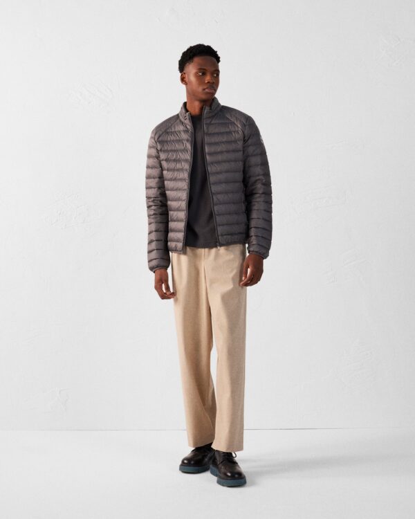 Lightweight down jacket Anthracite Mat - Image 3