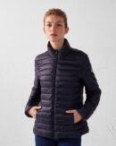 Navy Cha lightweight down jacket