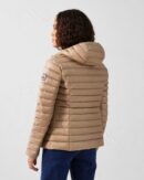 Cloe Beige Lightweight Hooded Down Jacket