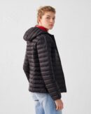 Cloe Black Lightweight Hooded Down Jacket
