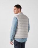 Tom Ice Grey Sleeveless Down Jacket