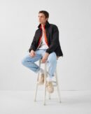 Tom Fire Red Sleeveless Down Jacket