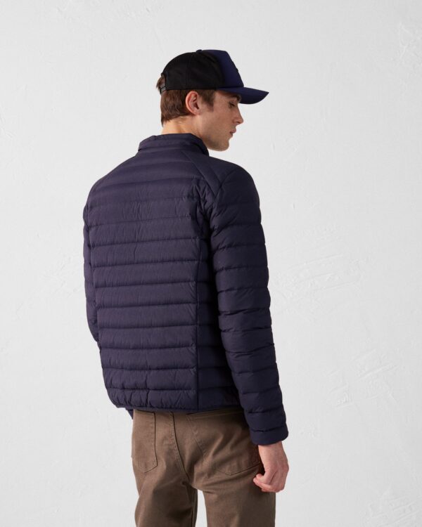 Aragon Navy Stretch Lightweight Down Jacket - Image 4