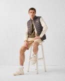 Tom Anthracite Sleeveless Down Jacket