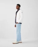 White Nico Lightweight Hooded Down Jacket