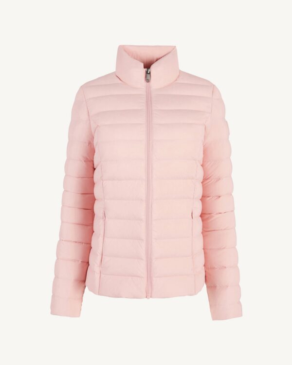 Maia Peach Pink Lightweight Stretch Down Jacket