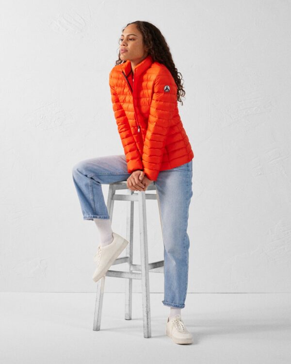 Cha Fire Red Lightweight Down Jacket - Image 2