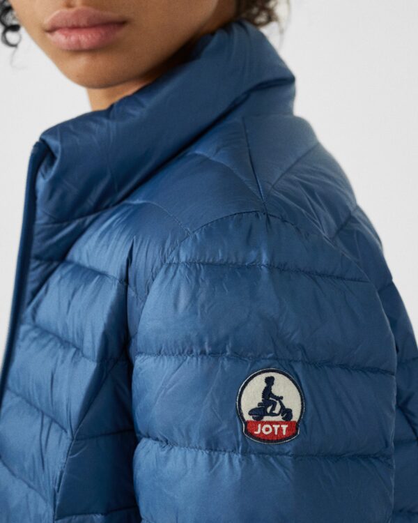 Cha Jeans Blue Lightweight Down Jacket - Image 4