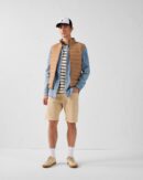 Doudoune sans manches stretch Fauve Arafo