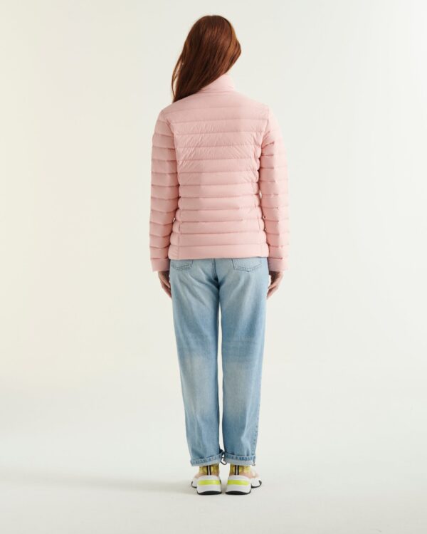 Maia Peach Pink Lightweight Stretch Down Jacket - Image 3