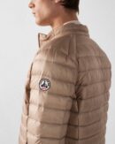 Beige Mat Lightweight Down Jacket