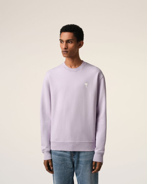 Violet Ami de Coeur Cotton Sweatshirt - Image 3