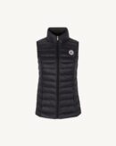 Black Seda Sleeveless Lightweight Down Jacket