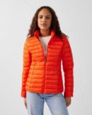Cha Fire Red Lightweight Down Jacket