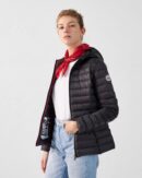 Cloe Black Lightweight Hooded Down Jacket