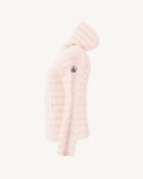 Cloe Pale Pink Lightweight Hooded Down Jacket