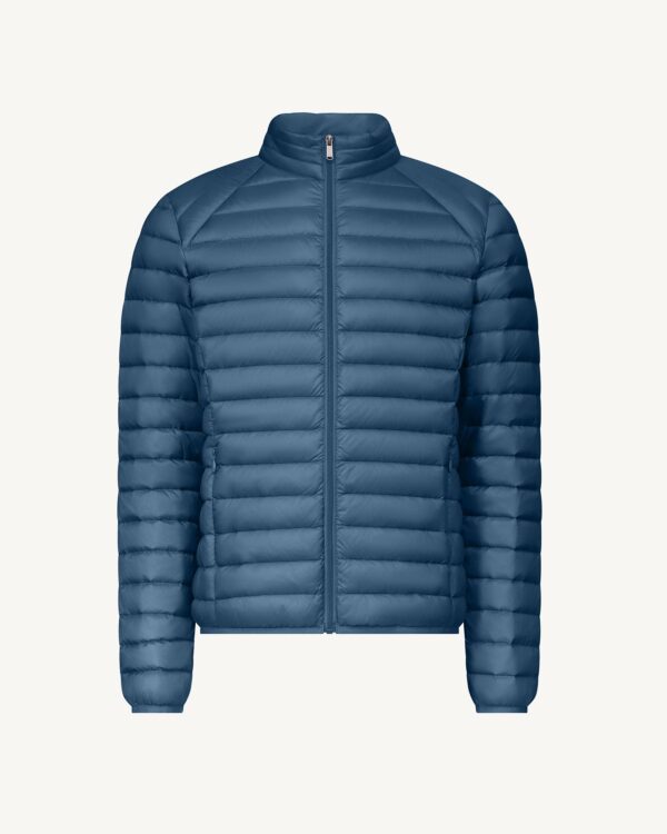Matte Jeans Blue Lightweight Down Jacket