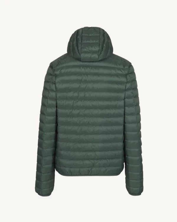 Nico Celadon Green Lightweight Hooded Down Jacket - Image 3