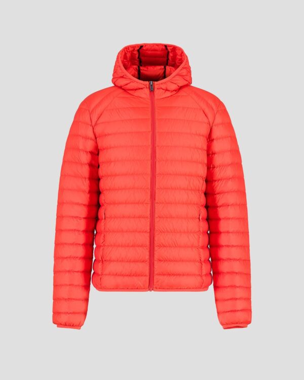 Nico Fire Red Lightweight Hooded Down Jacket - Image 2