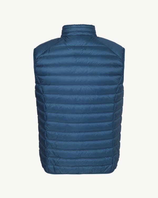 Tom Jeans Blue Sleeveless Down Jacket - Image 2