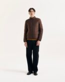 Matte Chocolate Lightweight Down Jacket