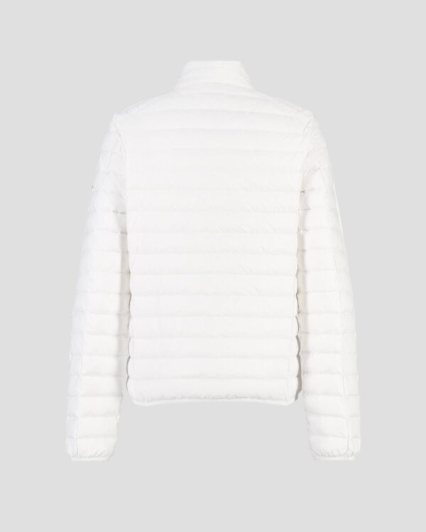 Matte White Lightweight Down Jacket - Image 7