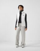 White Seda Sleeveless Lightweight Down Jacket
