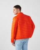 Matte Fire Red Lightweight Down Jacket