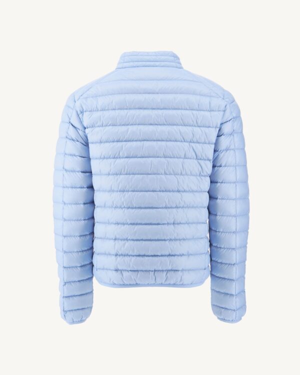 Light Blue Matte Lightweight Down Jacket - Image 3
