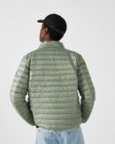Lightweight down jacket Mineral green matt