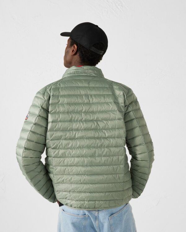 Lightweight down jacket Mineral green matt - Image 3