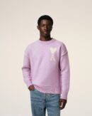 Purple Ami de Coeur Wool Sweater