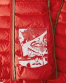 Doudoune légère à capuche Rouge vif Nico